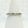 Bright White Gold Leaves and Flowers Band