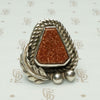 Glittering Goldstone Hand Made Ring