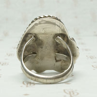 Glittering Goldstone Hand Made Ring