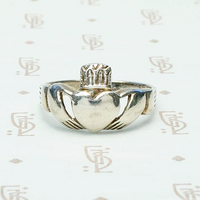 Vintage Silver Claddagh Ring