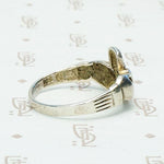 Vintage Silver Claddagh Ring