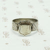 Victorian Hand Worked Silver Signet Ring