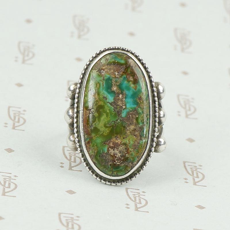 Exquisitely Colored Turquoise Ring circa 1970