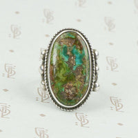 Exquisitely Colored Turquoise Ring circa 1970
