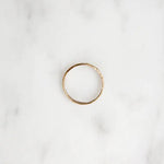 Bitty Engraved Gold Forget Me Not Tiny Ring