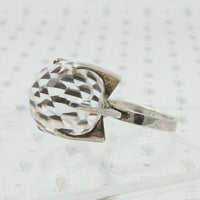 Wild Midcentury Modern Prism Ring