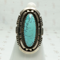 W. Denetman Artisan Turquoise & Sterling Ring