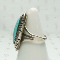 W. Denetman Artisan Turquoise & Sterling Ring