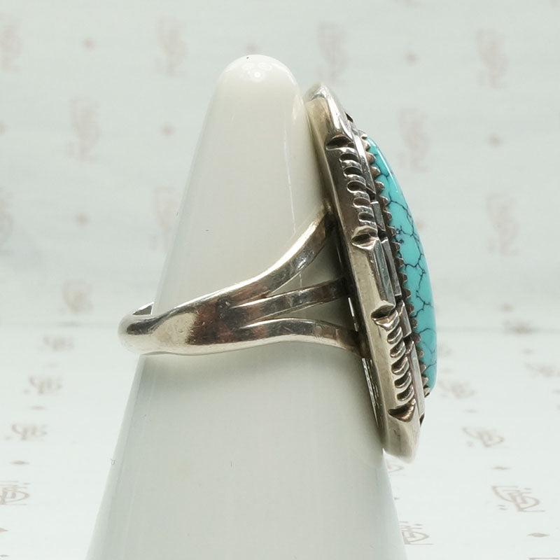 W. Denetman Artisan Turquoise & Sterling Ring