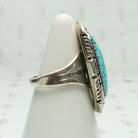 W. Denetman Artisan Turquoise & Sterling Ring