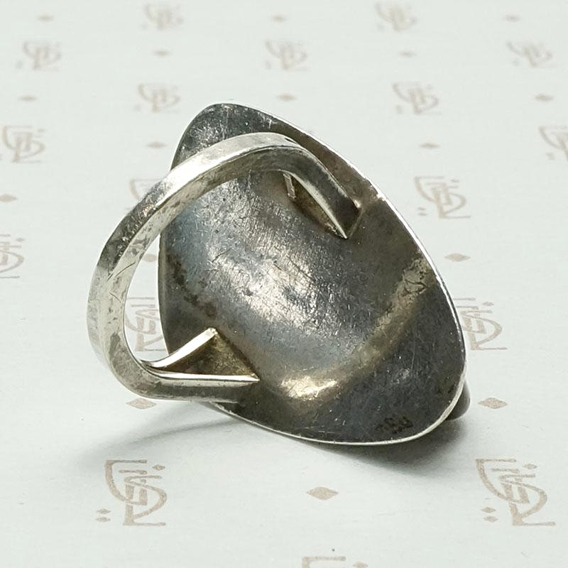 Brilliant Tigers Eye Statement Ring in Silver