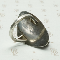 Brilliant Tigers Eye Statement Ring in Silver