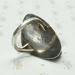 Brilliant Tigers Eye Statement Ring in Silver