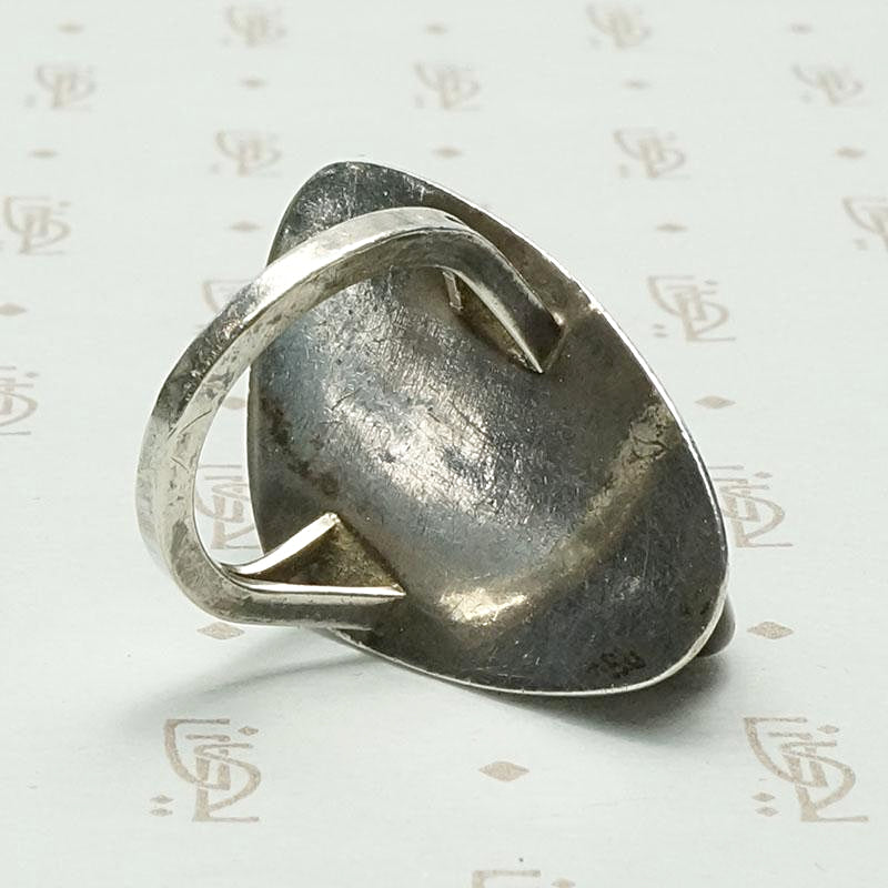 Brilliant Tigers Eye Statement Ring in Silver
