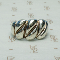 Silver Teardrop Vintage Band by NE