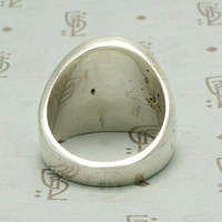 Tapered Polished Silver Band