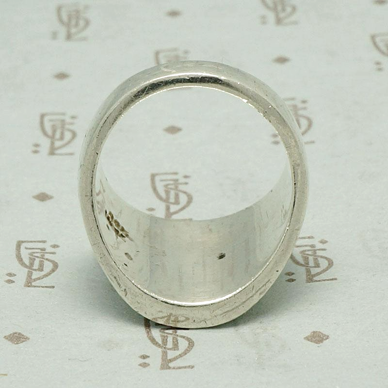 Tapered Polished Silver Band
