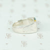 Sterling Band with Colorful Inlay