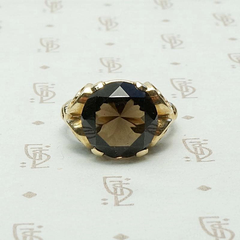 Rich Smokey Quartz Cocktail Ring