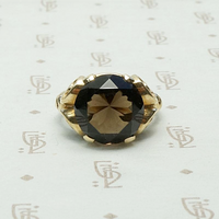 Rich Smokey Quartz Cocktail Ring
