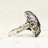 Brilliant Citrine Art Deco Fahrner Ring