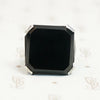 Onyx and Marcasite Sterling Art Deco Ring