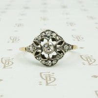 Antique 1870's Hungarian diamond ring