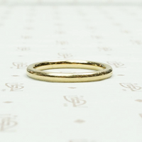 Art Deco Era Gold Wedding Band