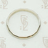 Facets & Bevels Retro White Gold Band