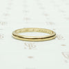 1940s ArtCarved Gold Wedding Band