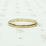 1940s ArtCarved Gold Wedding Band