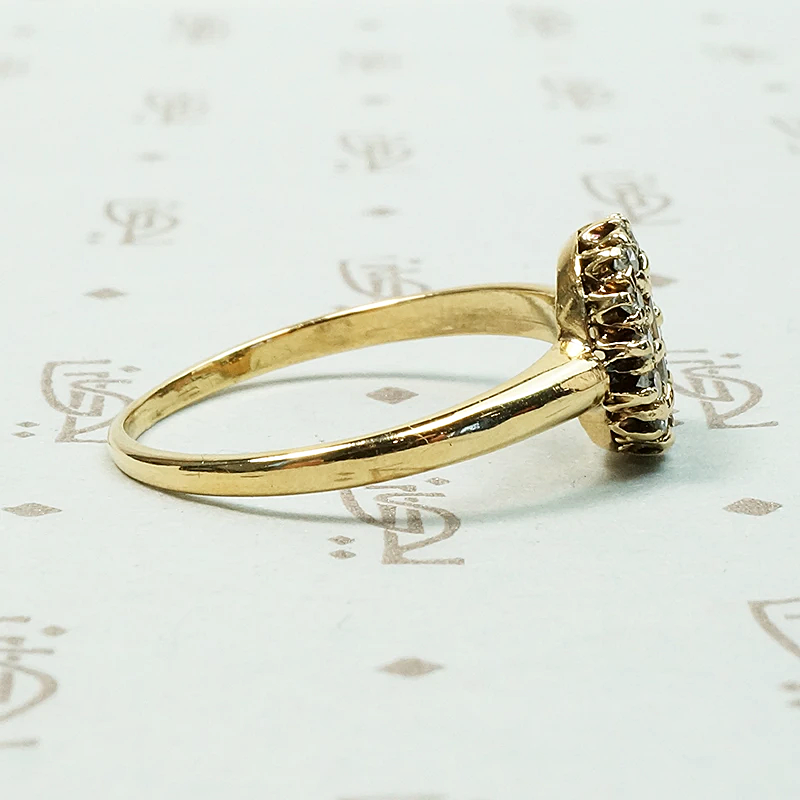Golden Yellow Imperial Topaz Halo Ring