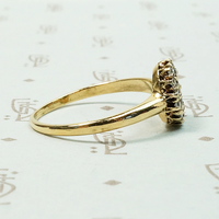 Golden Yellow Imperial Topaz Halo Ring