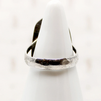 Baby Blue Turquoise with Black Matrix Ring