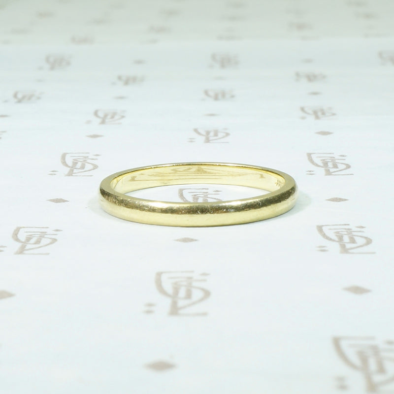 Slim and Lovely Vintage 14k band