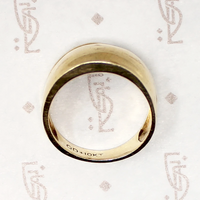 Wide Domed 10k Gold Band c. 1970