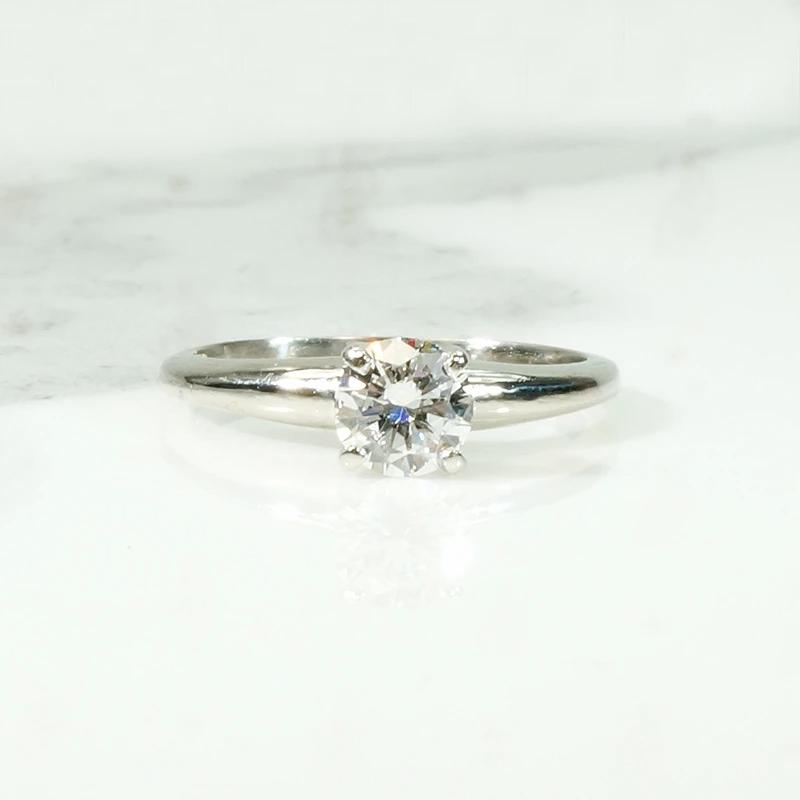 Classic Half Carat Diamond Solitaire Engagement Ring