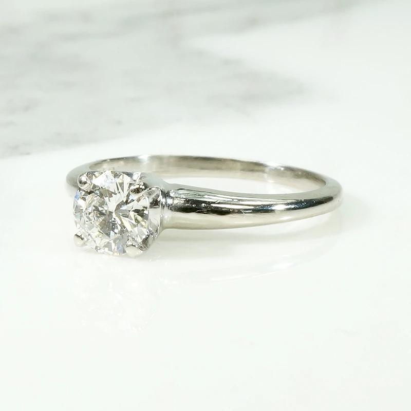 Classic Half Carat Diamond Solitaire Engagement Ring