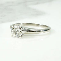 Classic Half Carat Diamond Solitaire Engagement Ring