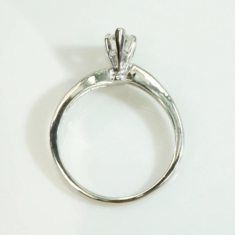 Sophisticated Mid Century Marquis Diamond Solitaire