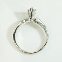 Sophisticated Mid Century Marquis Diamond Solitaire