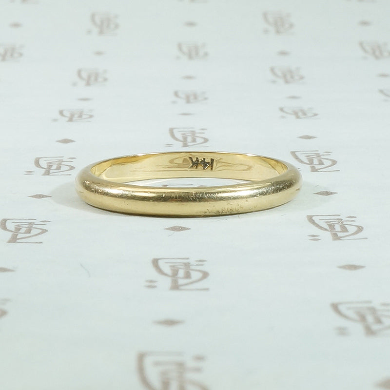 Mellow 14k Gold Wedding Band