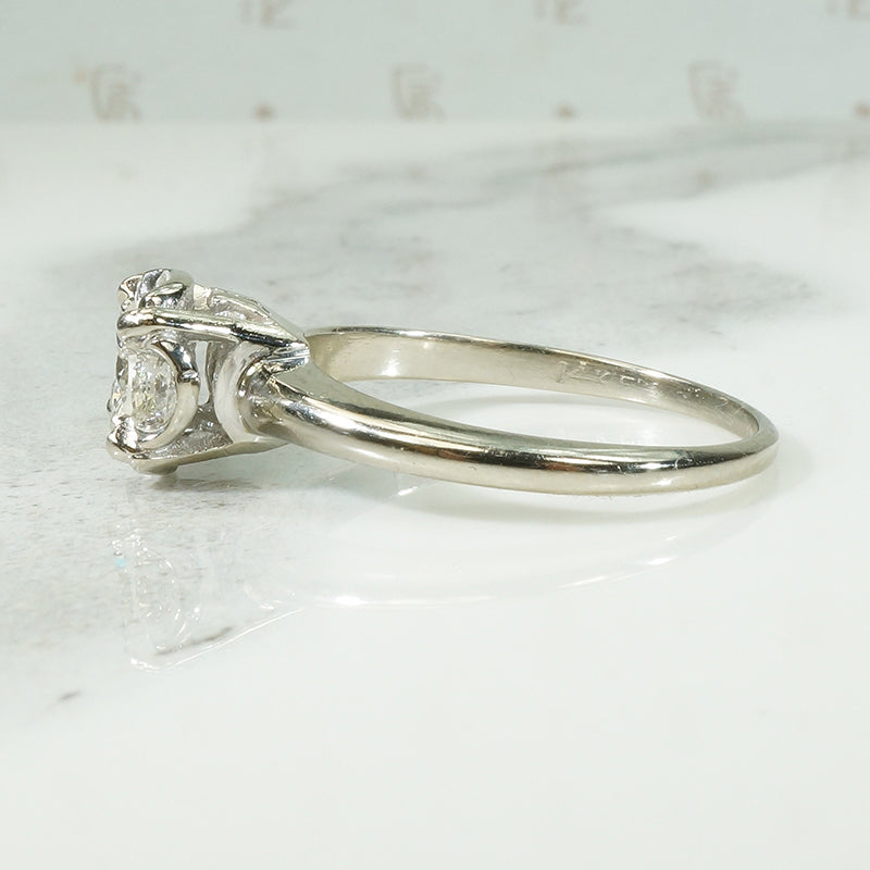 Sparkling Fabulous 1940's Engagement Ring