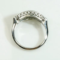 Glittering Diamonds in Platinum "Eye" Band