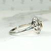 Imperial Topaz Cocktail Ring with Diamond Halo