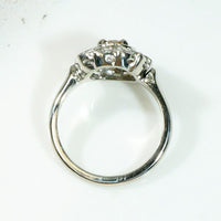 Imperial Topaz Cocktail Ring with Diamond Halo