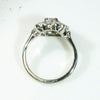 Imperial Topaz Cocktail Ring with Diamond Halo