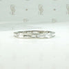 Slim Baguette Diamond Eternity Band in White Gold