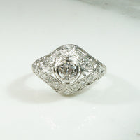 Edwardian Platinum Filigree Beauty
