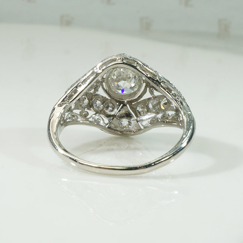 Edwardian Platinum Filigree Beauty